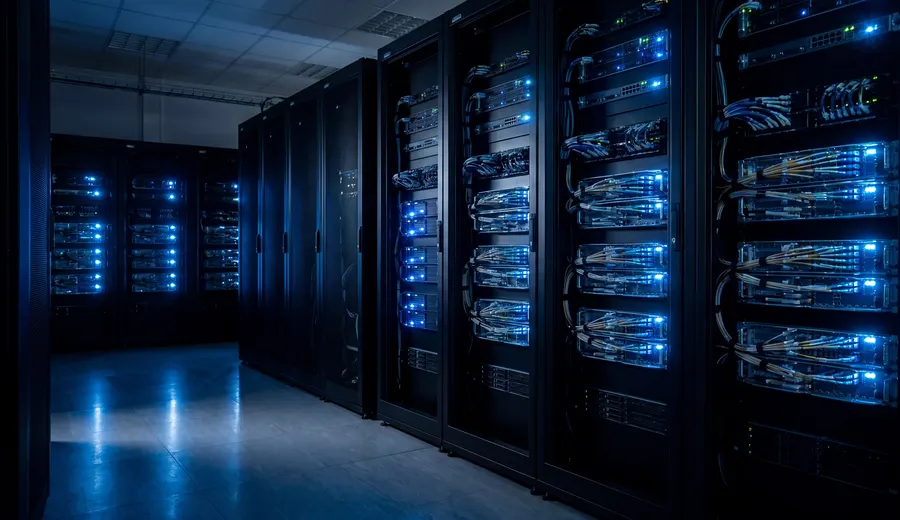 Office network rack installation