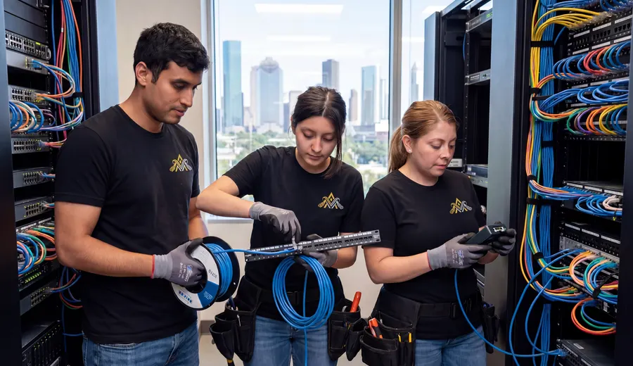 Warehouse structured cabling