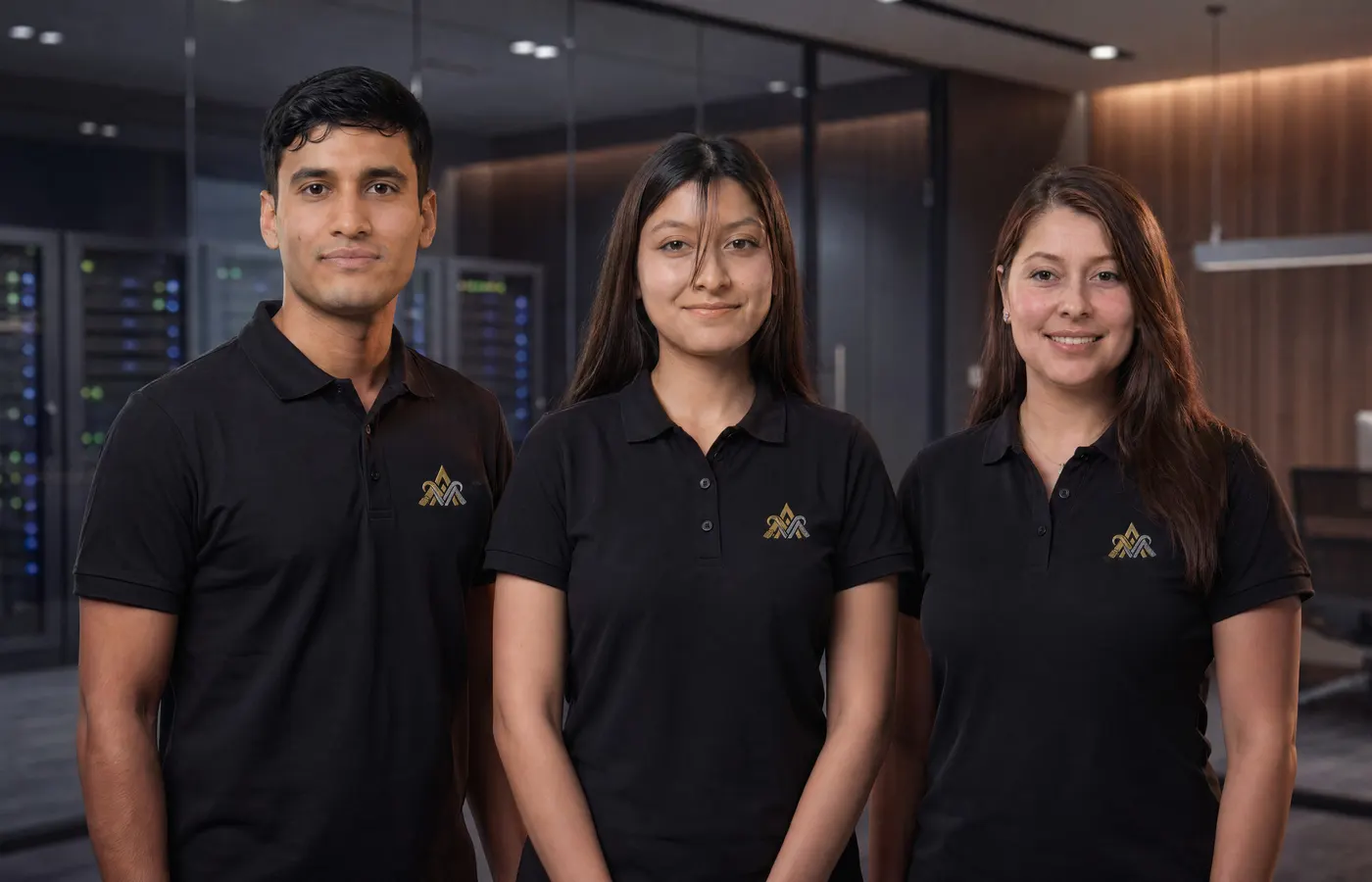 Local Solid Line Ridge team in a Houston business environment